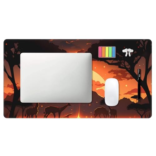 Tapis de souris extra large 40x75 cm HYTTER en caoutchouc antidérapant
