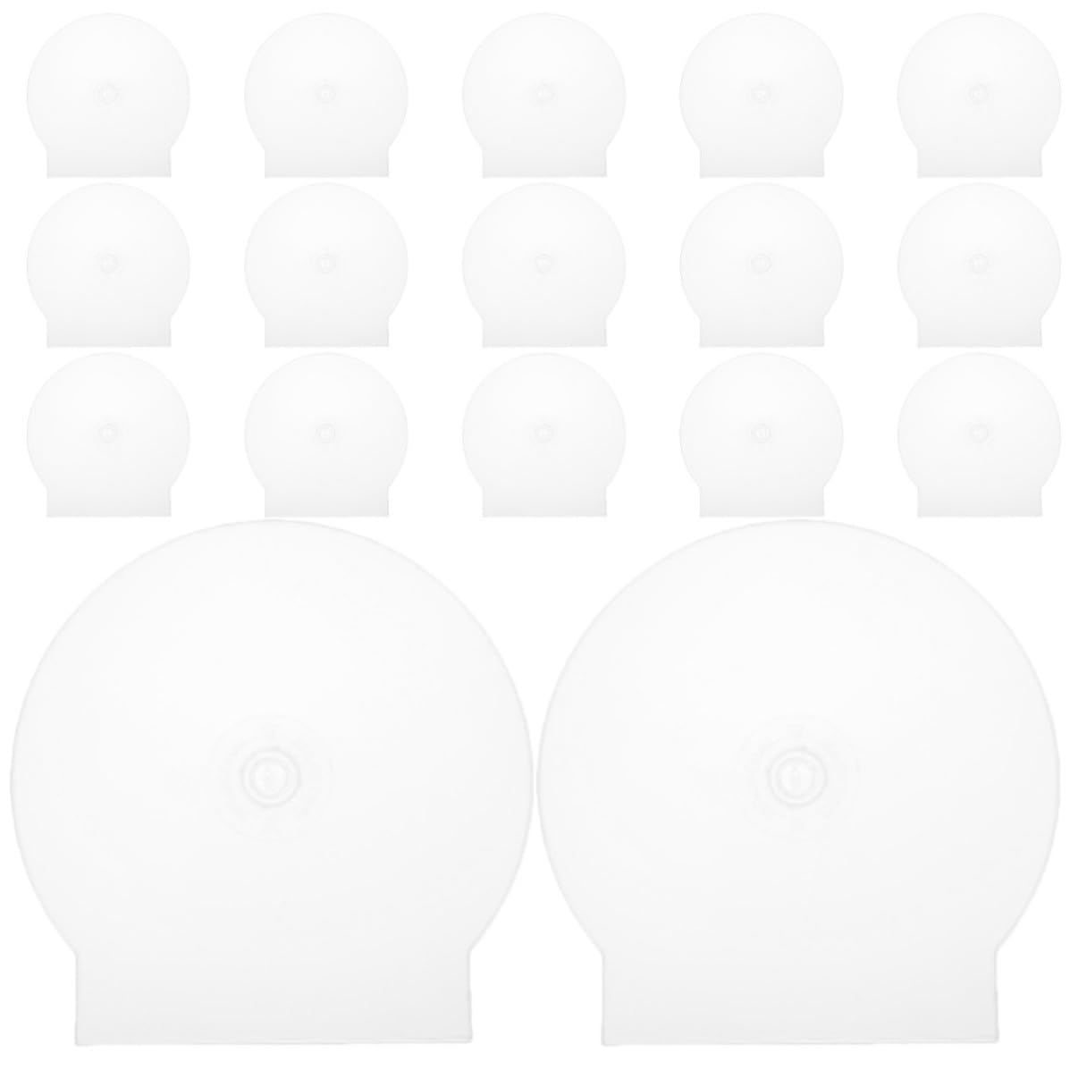 Boîtiers CD en plastique transparent CANIGHT lot de 50 étuis de rangement fins