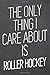The only thing i care about is Roller Hockey: Roller Hockey Notebook or Journal - Size 6 x 9 - 110 Dot Grid Pages - Office Equipment, Supplies & Gear ... Hockey Gift Idea for Christmas or Birthday