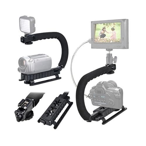 POPETPOP Handheld Camera Stabilizer Stabilizer for Camera Hand Grip C-Type U-Type