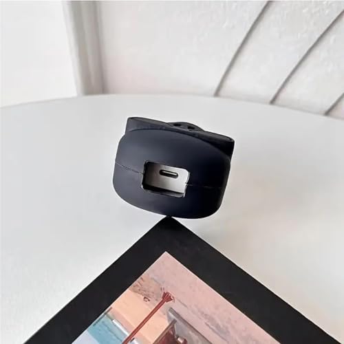 Image of VEROX Cute 3D Style Compatible with iPhone Charger Case Cover Protector Cartoon Style 18W and 20W Adapter Cover- Black Skull