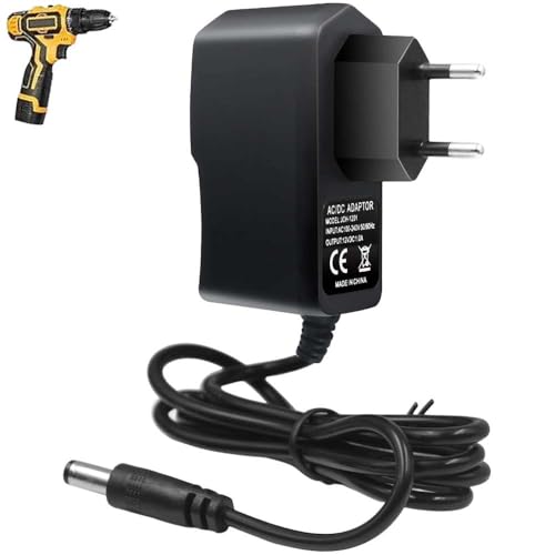 Image of 12V Charger for Cordless Drill Machine Powertools|Lithium Battery Charger|Battery not Included (1Pcs 12V 1Amp DC Power Adapter)