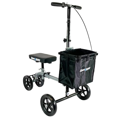 KneeRover Ultra Knee Walker Scooter for Broken Foot Gray