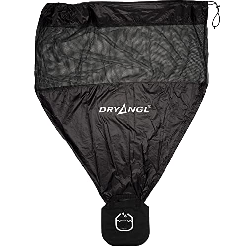 DRYANGL Neoprenanzug Schutzüberzug für Wetsuits und Ausrüstung, Extra leicht und wasserdicht. Tropfschutz, Trockenhülle, UV Schutz. Zubehör Hanger