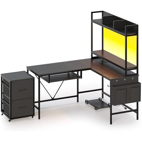 VIGKOOK L Shaped Gaming Desk Cover