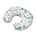 PJHEQOXE Cartoon Dinosaurs Nursing Pillow Cover for Newborn Mothers,Dual-Sided Nursing Pillow Slipcover Specifically Designed for Original Breastfeeding Support Pillow,Light Blue (Cover Only)