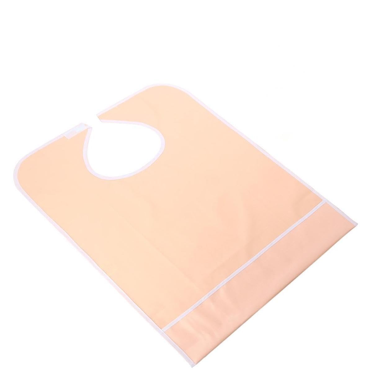 FRCOLOR Mealtime Bib Protector Adult Clothing Protectors Baby Silicone Bib Eating Cloth Waterproof Adult Mealtime Bib Adult Food Bib Light Bibs Adult Aid Apron Button Fashion