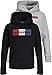 Produktbild Jack&Jones Junior Jungen Jjecorp Logo Sweat Hood 2Pk Mp Jnr Kapuzenpullover, Black/Pack:Black Ply + Lgm Play, 140
