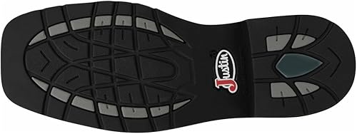 Miniatura 5 de Justin Driller Western - Botas de trabajo para hombre, punta de acero, Se4684