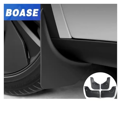 Guardabarros de coche TPE oculto para Tesla Model Y 2021-2025 de protección mejorada 2