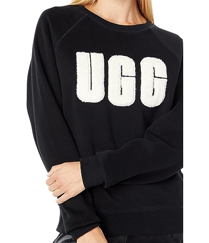 Image of UGG Women's Madeline Fuzzy Logo Crewneck