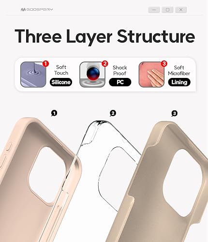 Coque iPhone 15 Pro Max antichoc en silicone rose avec doublure microfibre anti-rayures - 4