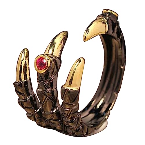 COLLBATH Bague Dragon Pour Homme Anneau Ouvert Bijou Et Élégant Pour Toutes Occasions Pour Et Famille