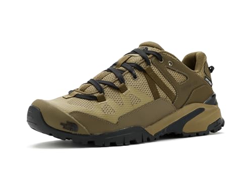 The North Face Men's Ultra 112 Waterproof Hiking Shoe - Ripstop Leather Upper, Cedar/TNF Black, 10