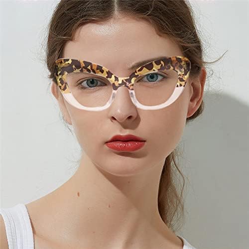 Image of 3 pack Blue Light Blocker Reading Glasses Cat eye Frame Readers Eyeglasses for Women