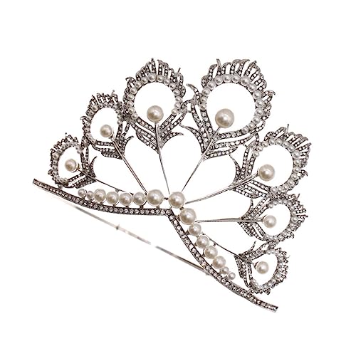 Mariée sans maux de tête grâce à cette couronne de mariage ajustable en perles
