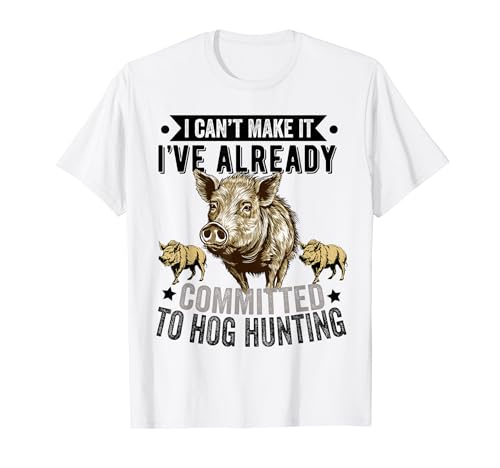Caza de cerdos hombres papá jabalí cazador de cerdos divertido cerdo salvaje Camiseta