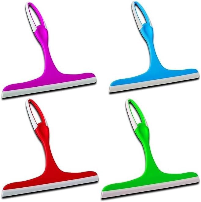 - Small Multi-Purpose Kitchen Wiper for Platform & Glass | Compact Handheld Squeegee with Ergonomic Grip for Window & Tiles & Mirror Cleaning | Durable Leak-Proof Surface Cleaner