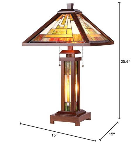 Lámpara de mesa doble Chloë Lighting multicolor miniatura 4