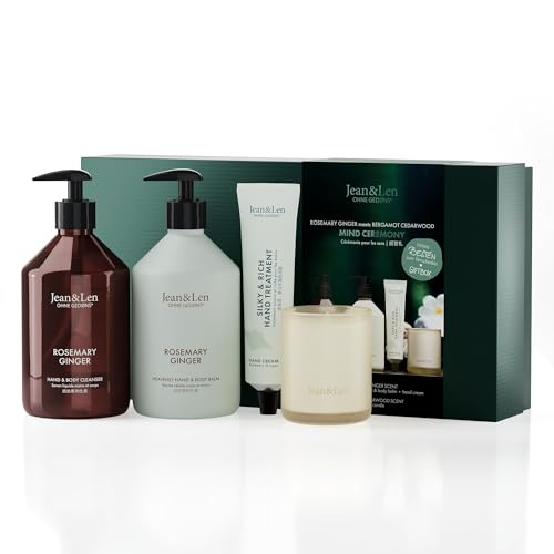 Mind Ceremony confezione regalo di alta qualità con 4 prodotti di alta per il corpo e la mente certificata FSC set vegano