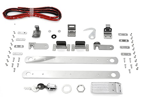 Kit de hardware para alforja de un lado compatible con motocicletas Harley FL 1970-1980 miniatura 1