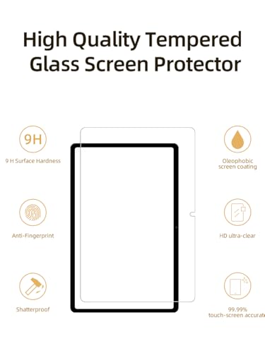 Protector de pantalla vidrio templado para POWMUS M518 11" 2 pack miniatura 3