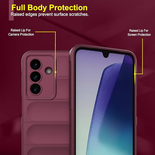 Image of Zapcase Back Case Cover for Samsung Galaxy A26 5G | Compatible for Samsung Galaxy A26 5G Back Cover | Liquid Silicon Magic Case with Camera Protection | Plum