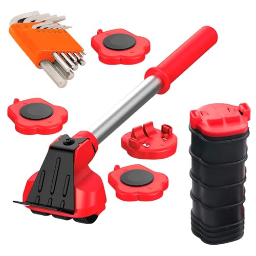 Elevador de Muebles con Ruedas para Muebles Pesados 12 Ruedas para Mover Muebles sin Esfuerzo Elevador Muebles, Patines Deslizadores para Muebles, Levantador de Muebles Regalo y Garantía 4 años