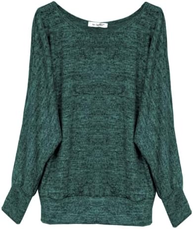 Van Der Rich ® - Sweter luźny z rękawami nietoperza - damski