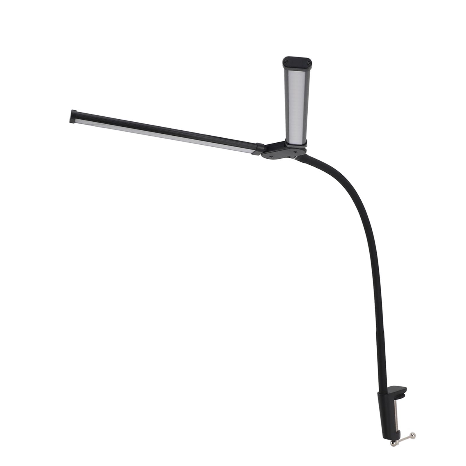 Lampada da scrivania a LED a doppia testa 3 colori Dimmerabile continuo Illuminazione da scrivania flessibile a collo di cigno per Home Office USB 5V Plug in 10W