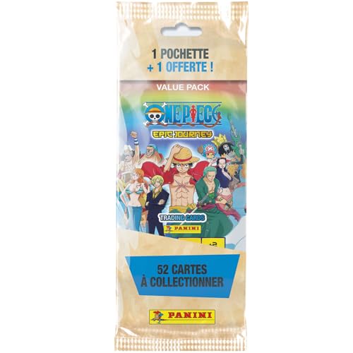Panini One Piece Trading Cards Fat Pack 1 Bolsa comprada + 1 Rega...