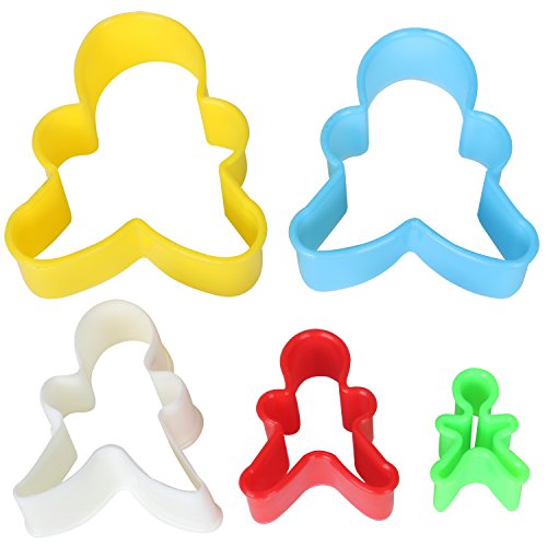 Preisvergleich Produktbild trixes 5 Stück Kunststoff Ausstechformen für Lebkuchen Männer