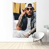 CVNEJHVHY August music Alsinas Tapestry 60x40 Inch Wall Decor For Bedroom Living Room Pattern Tapestries