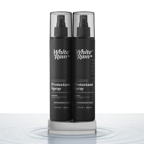 White Rain+ Heat Protection Spray for Hair, 8 fl oz, Pack of 2