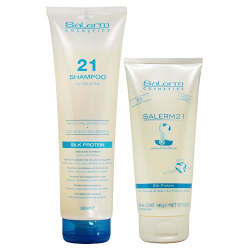 Salerm 21 Silk Protein Shampoo & Leave-in Conditioner (Tube)
