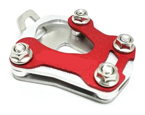 Accessoires béquille latérale moto CRF 450RL 2019-2022 avec plaque agrandisseur rouge