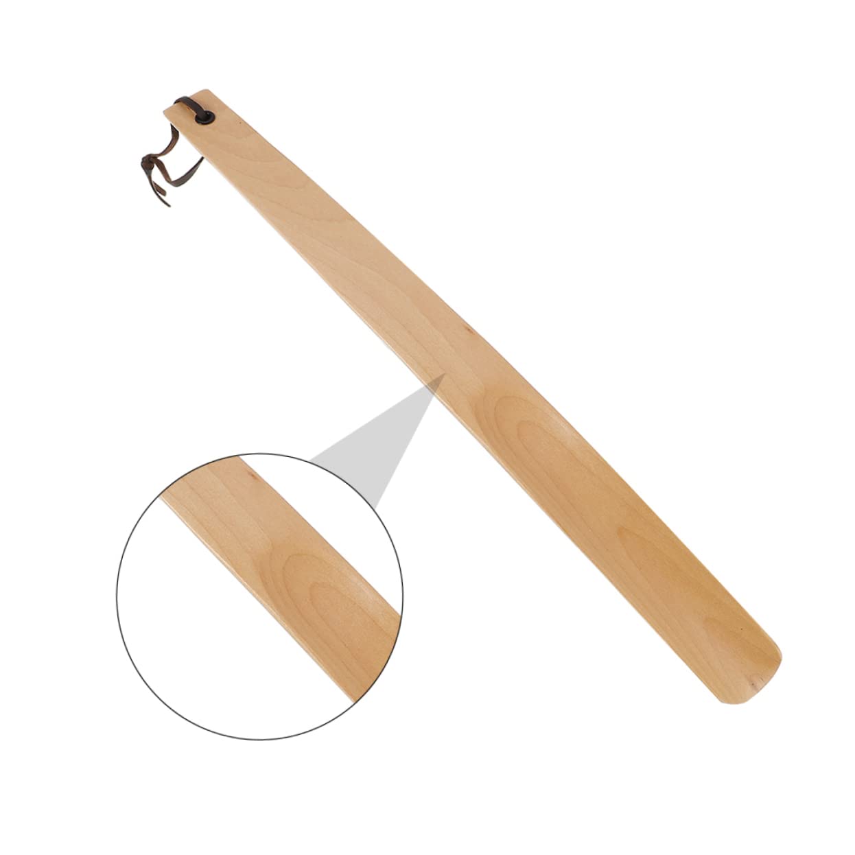 6piezas Calzadores De Madera Larga Para Calzar Zapatos Prácticos y Resistentes Para Uso Doméstico