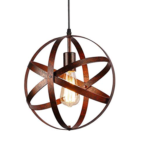 Suspension industrielle E27 vintage pour luminaire de cuisine et salon