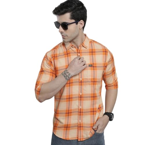 Image of THE Indian Garage CO Men Polycotton Slim Fit Shirt