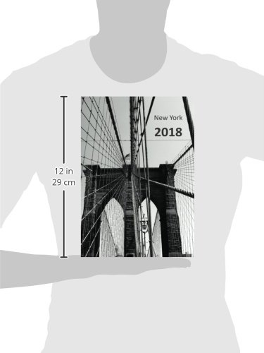 MY BIG FAT CALENDAR 2018 - NEW YORK BROOKLYN BRIDGE (Great Britain): 1 day per DIN A4 page, lined – vue 3