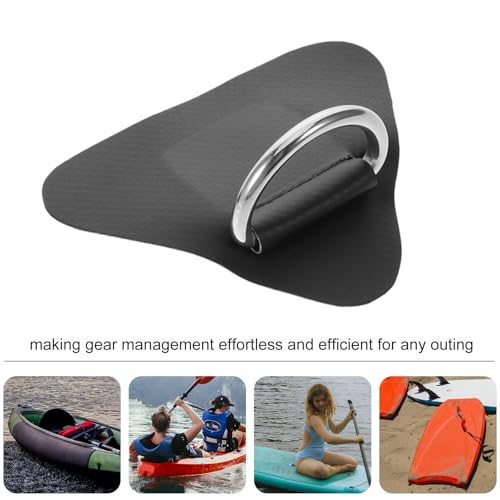 Bote inflable y kayak con parche con anilla en D Gatuida de PVC triangular para tabla de surf 6