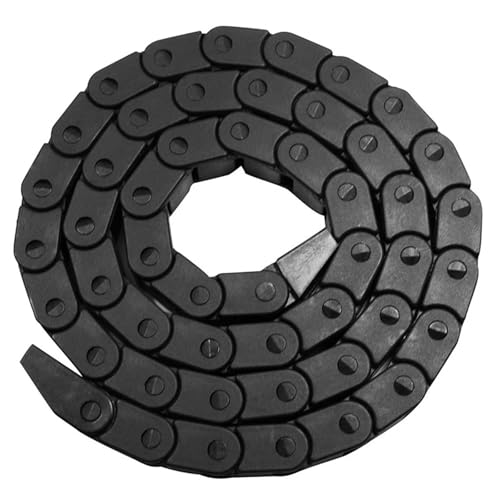 Chaîne porte-câbles 10x40 mm en plastique de 1m avec connecteurs de raccordement