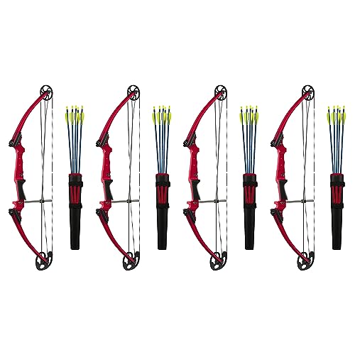 Genesis Archery Compound Bow Archery Kit w/Adjustable Draw Length 15