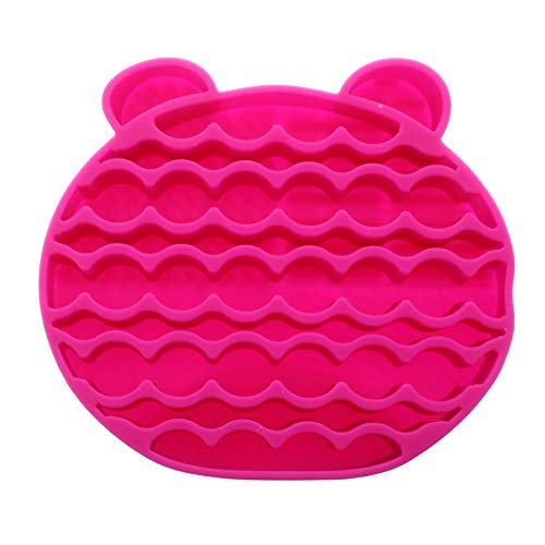 HONITANO シリコンブラシ 洗浄マット メイクブラシクリーナー 簡単洗浄対応 化粧筆用収納ラック