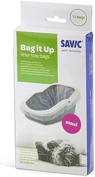 SAVIC Bag It Up 12 Maxi Hygienic Bags 55X43 cm