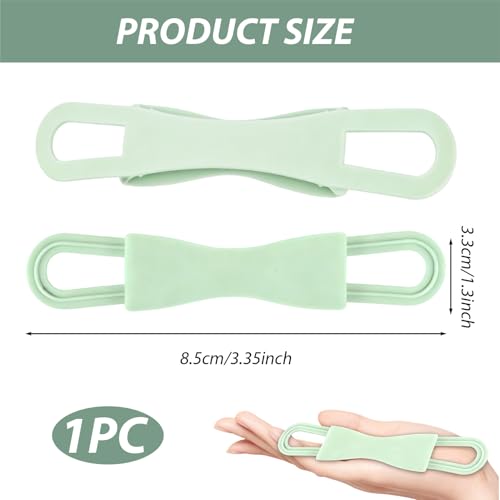 Handschlaufe für 4.7-8“ eReaders Tablet, 1 Pcs Handschlaufenhalter Grün, Sicheres Leichtes Griffzubehör zum Lesen im Bett, Elastisches Halteband Leicht Tragbar Tablet Fingerhalterung Griff Halter