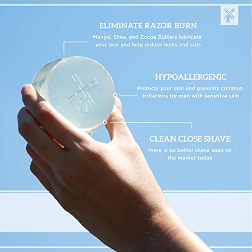 Image of Van Der Hagen Men's Luxury Fragrance Free Shave Soap (Pack of 1)