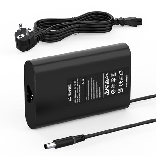 Caricatore 65W Alimentatore per Dell Latitude 7490 7480 7280 5490 5480 5290 5280 E7440 E6430 E6440 E6540 E5540 E5450 E5470 E7450 E7470 5590 5580 5500 5300 3550 Caricabatterie Adattatore 7,4 x 5,0 mm