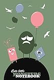  Notebook: Cute Little Monsters , Journal for Writing, College Ruled Size 6\" x 9\", 110 Pages