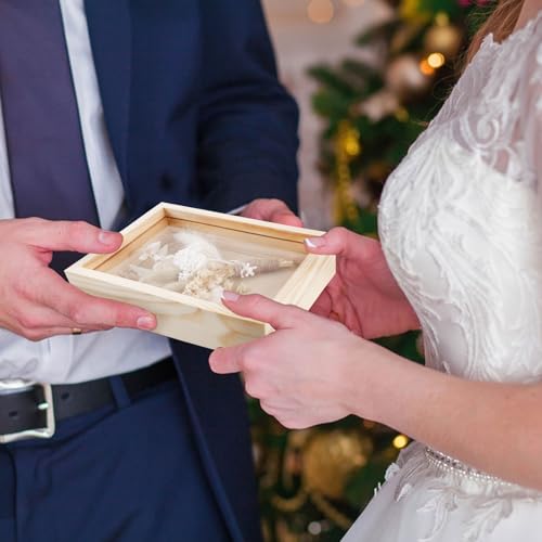 Geldcadeau, bruiloft, huwelijkscadeau voor bruidspaar, huwelijkscadeau, geldset inclusief gedroogde bloemen, reageerbuisje, houten doos, geldgeschenken voor bruidspaars, Mr en Mrs, - Afbeelding 6